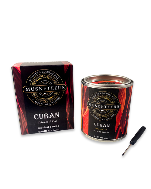 Cuban Tobacco Candle UK – Tobacco & Oak Masculine Candle