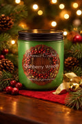 Cranberry Wreath Candle