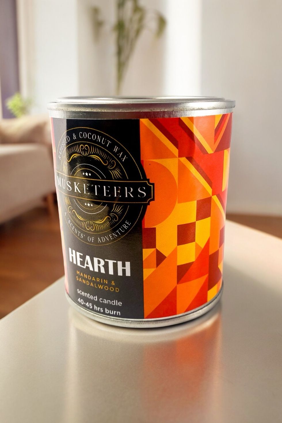 Hearth - Sandalwood Candle UK – Mandarin & Sandalwood Masculine Candle